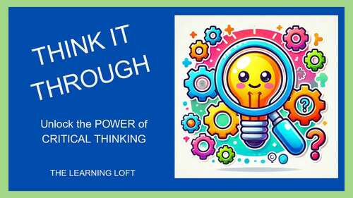 Critical Thinking | Think It Through with Problem Solving Activities