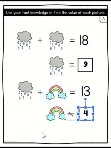 Spring Math Enrichment Picture Puzzles Digital & Printable
