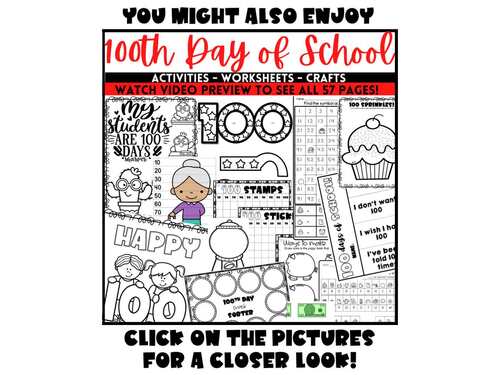100th Day of School Bookmarks | 100 Days Smarter Classroom Activity | Gift