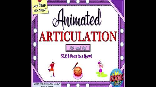 ANIMATED Articulation K and G Speech Therapy Activities BOOM CARDS by ...