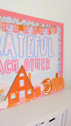 Thanksgiving Bulletin Board and Fall Student Activities by Bloom With ...