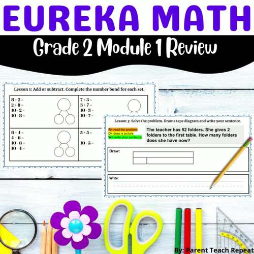 2nd Grade Engage NY {Eureka} Math Module 1 Review Worksheets ...
