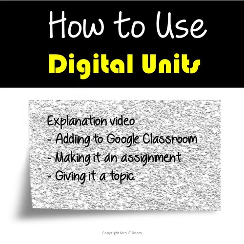 How to Use a Paperless Unit by Mrs S Room | TPT