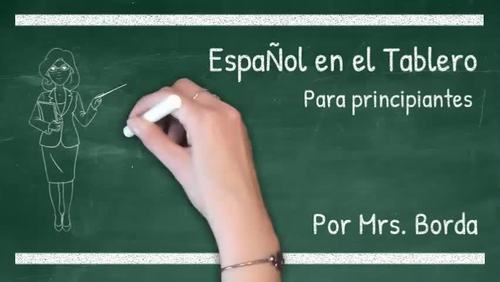 Preview of Spanish Distance Learning / La Escuela ¿De qué color es?  # E-1.2