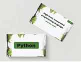 Python Vocabulary with Engaging Flashcards! SET 1 Beginners