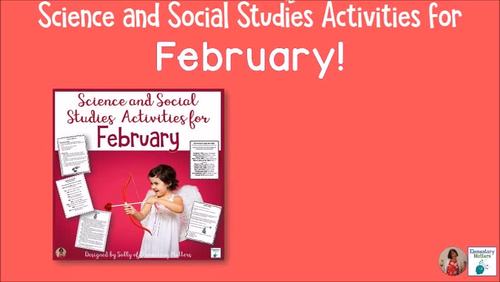 Science and Social Studies Activities for February by Elementary Matters