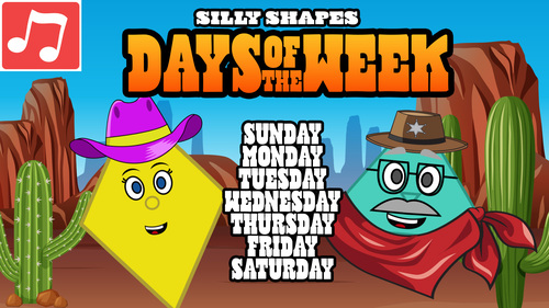 Preview of Days of the Week with the Silly Shapes