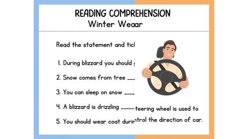 Reading Comprehension Pdf /Reading Comprehension Worksheet