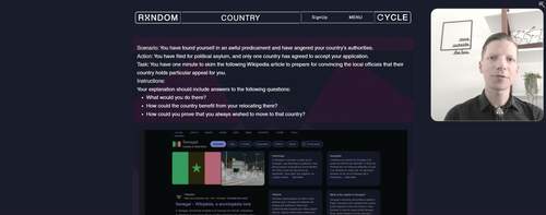 Grandomastery Random Country Activity