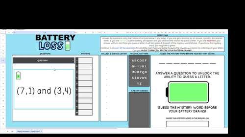 Geometry - Distance Formula
