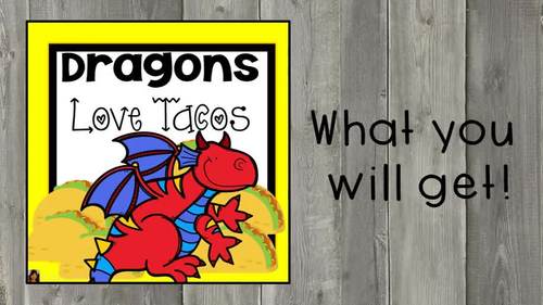 Dragons Love Tacos Book Companion by Robin Wilson First Grade Love