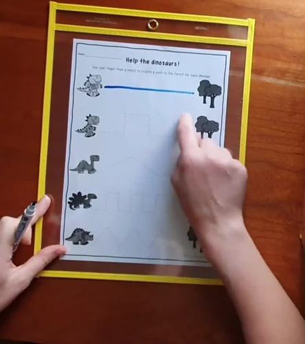 Tracing Activity - Dinosaur