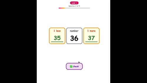 1 More 1 Less 10 More 10 Less Activities & Templates | Interactive Game