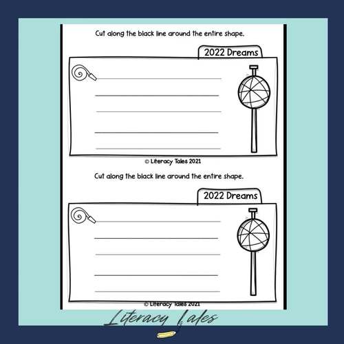 New Year 2023 Hopes & Dreams by Literacytales | TPT
