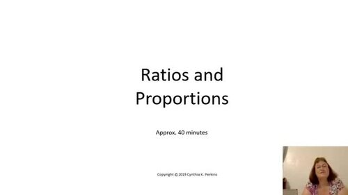 Preview of Ratios and Proportions Video