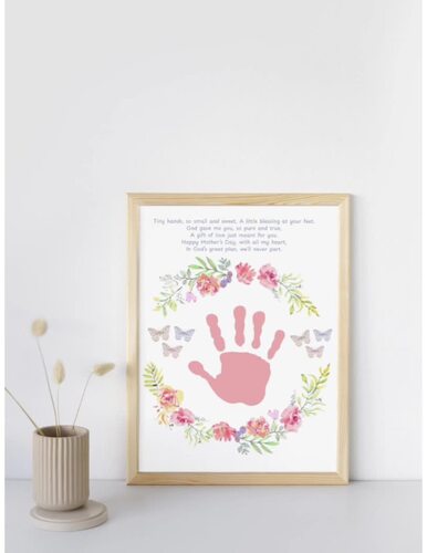 Christian Mothers Day Handprint Craft Printable Baby Toddler Preschool ...