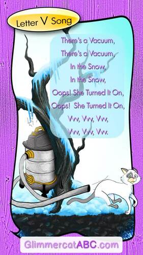 Letter of the Week V by Glimmercat Education | TPT