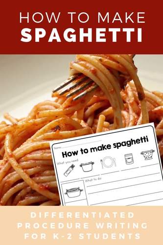 essay on how to make spaghetti