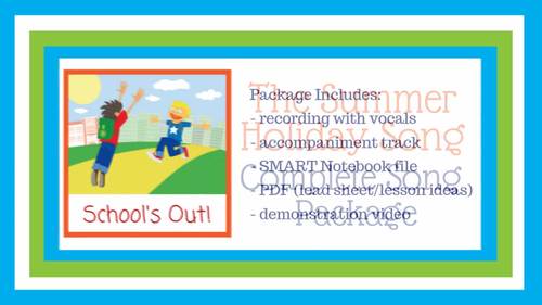Summer Holiday Song | Dramatization Activity | mp3s, PDF, SMART, Video