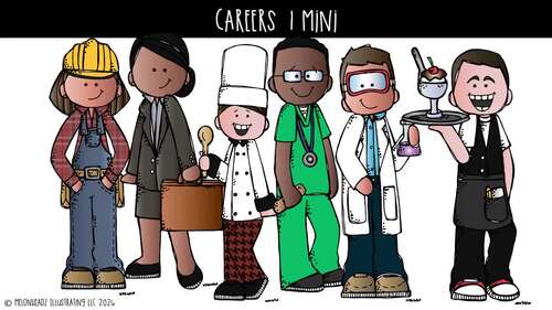 Career clip art, Adults, occupation, job Mini by Melonheadz Clipart