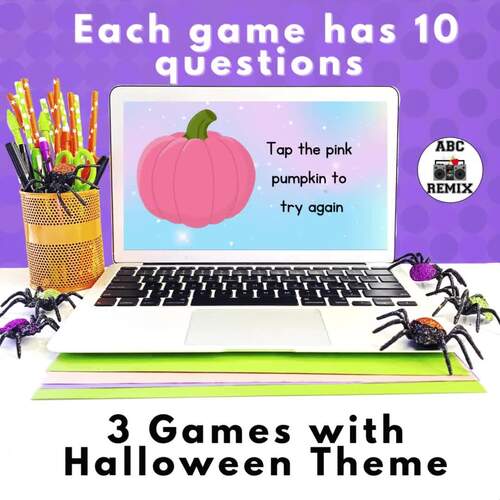 Halloween Music Rhythms Dynamics Bar Lines Self Checking Digital ...