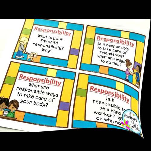 responsibility task cards
