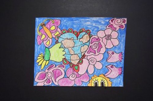Preview of Let's Draw a Contemporary Mexican Mural - The Environment!