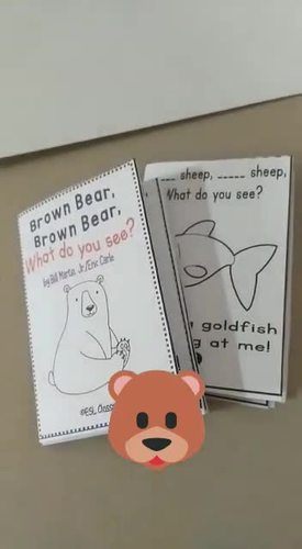 Brown Bear, Brown Bear, What Do You See? - mini book by ESL Classroom