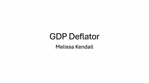 Preview of GDP deflator