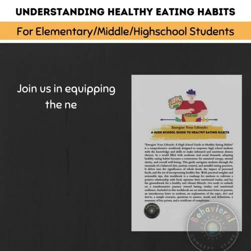 Energize Your Lifestyle: A High School Guide to Healthy Eating Habits