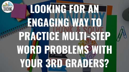 3rd Grade Multistep Math Word Problems: Daily Story Problem Solving Warm Ups