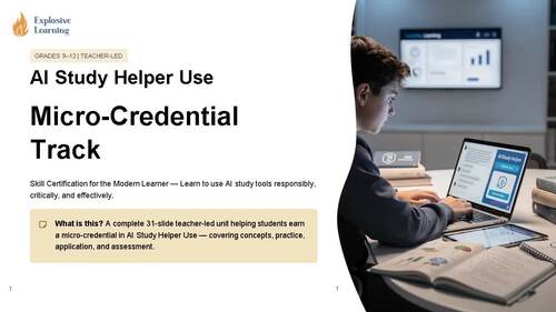 Micro Credential Track: Editable PPT Lesson : Teacher-Ready Slide Deck