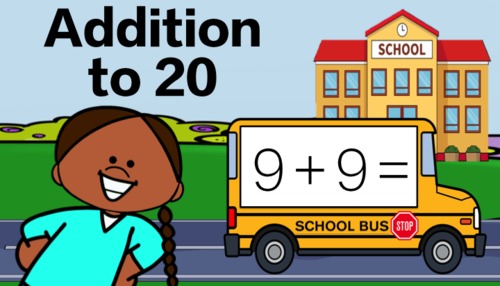 Preview of Back to School Addition to 20: Free Math Brain Break!