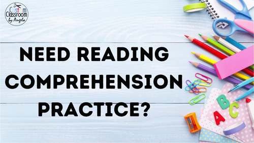 Fiction Task Cards | Reading Comprehension | Differentiated | PDF & Digital
