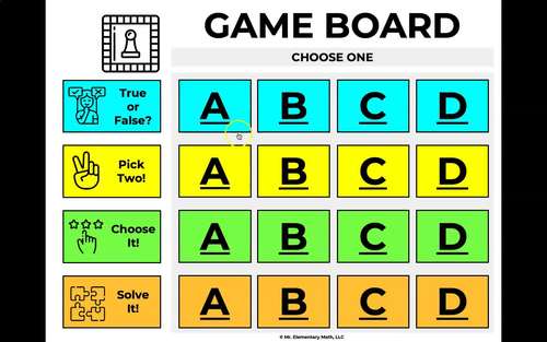 3rd Grade Digital Math Game | Multiplication within 100 | Distance Learning