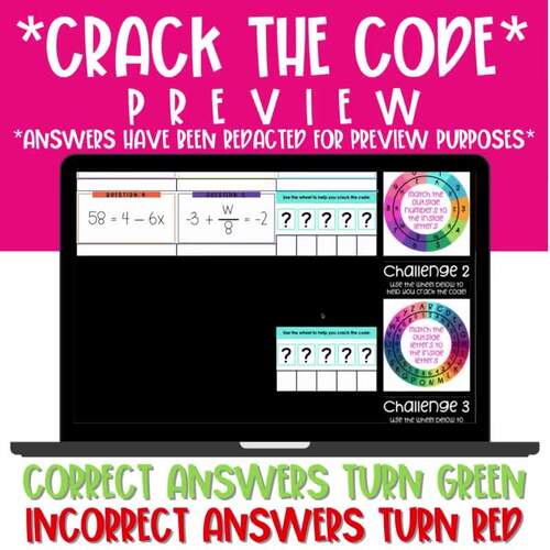 High School Algebra 1 and Geometry Bundle Crack the Code Digital Activities