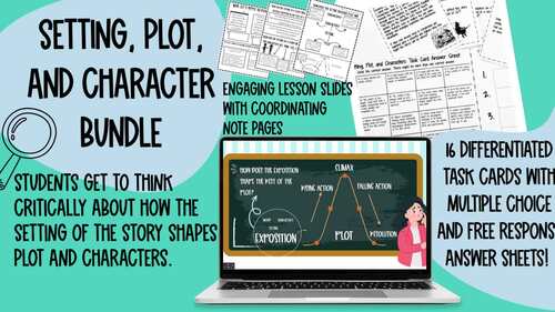 How does Setting Influence Plot and Characters BUNDLE | Elements of Plot