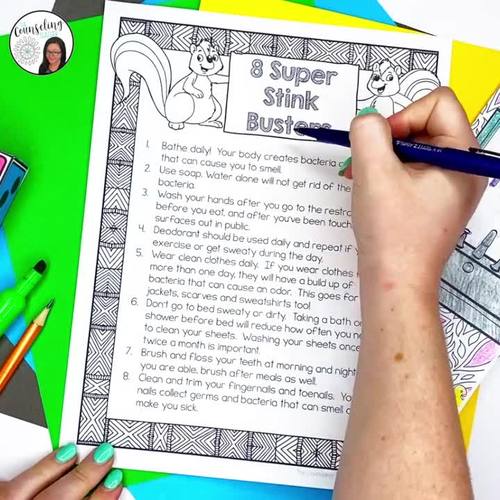 Personal Hygiene Bundle by The Counseling Teacher Brandy | TPT
