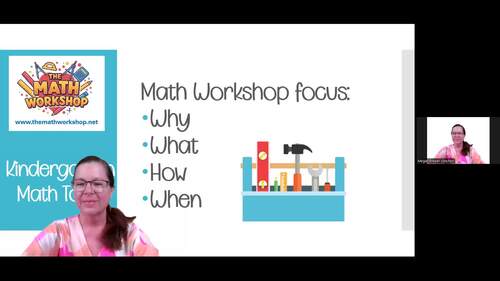 Preview of Kindergarten Math Tools Math Workshop Video from The Math Workshop