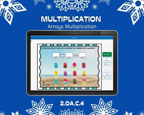 Arrays - Multiplication - 2.OA.C.4 - Set 2 by Wanderlust Designer