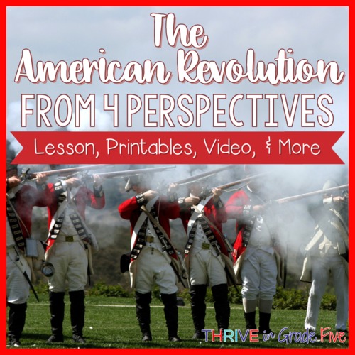Preview of The American Revolution from 4 Perspectives - Lesson, Printables, Video, & More