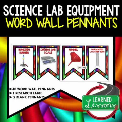 Life Science Word Wall Pennants (Life Science Word Wall Bundle) TPT