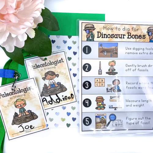 paleontologist dramatic play