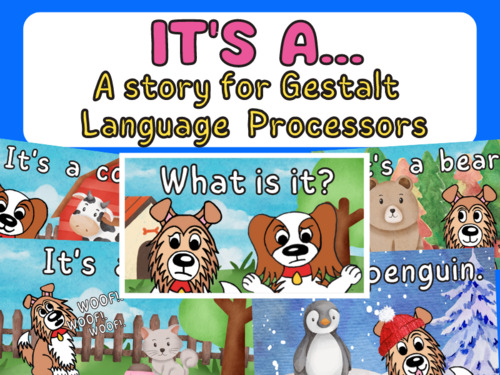 Preview of IT'S A...  A story for gestalt language processors. Autism, early intervention.