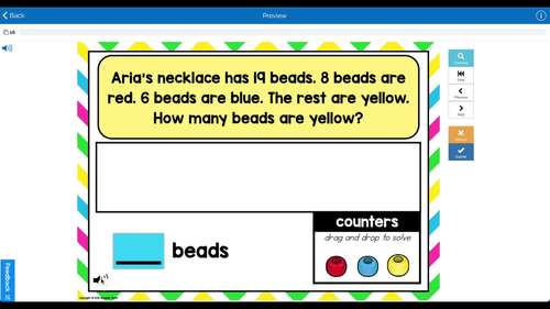 One and Two-Step Word Problems - Addition and Subtraction within 20 ...