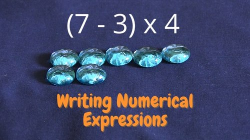 Preview of Crafting Numerical Expressions: 5th Grade Algebraic Thinking Lesson Video