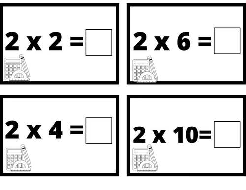 Special Education Math Mixed Multiplication Task Box Set by ...