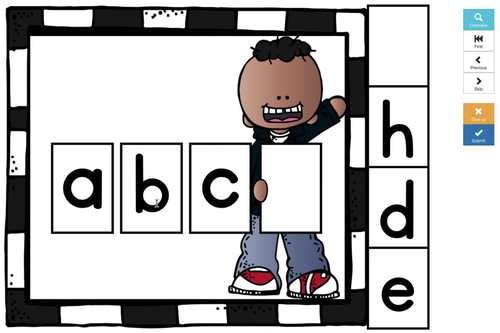 Boom Cards - Missing Alphabet by Kristen Konechy from The Imagination Nook