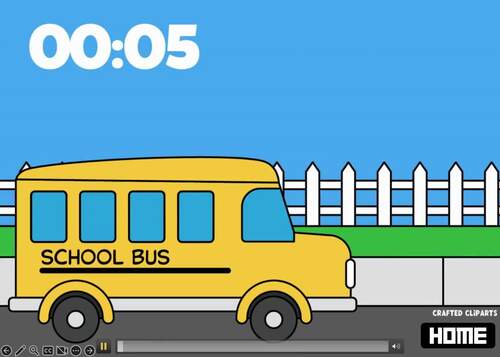 Back To School Visual Timer Countdown Classroom Management Tool Powerpoint