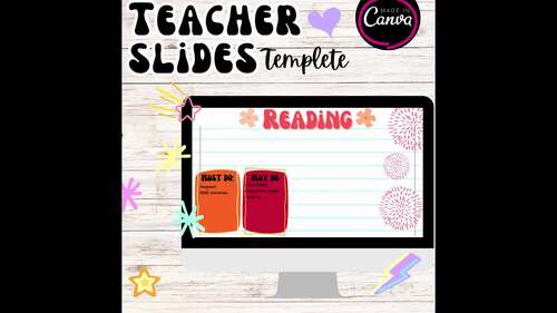 Teacher Slides/Classroom Slides made through Canva by ...